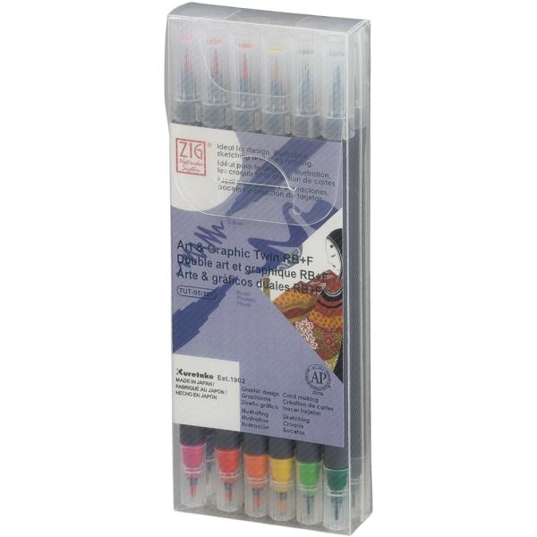 ツインマーカー 12色 ZIG Art &amp; Graphic Twin
