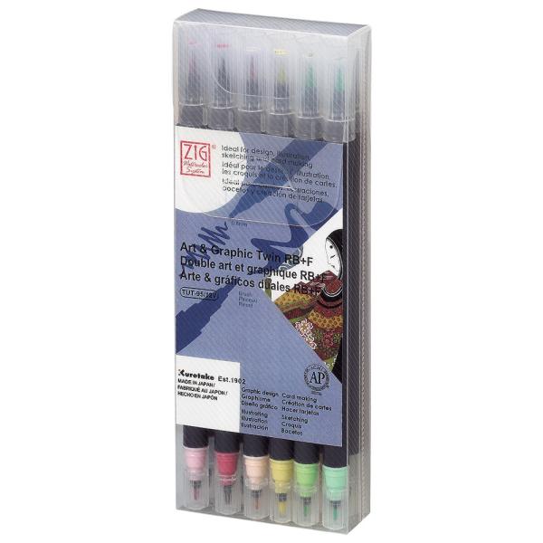 ツインマーカー 12色 ZIG Art &amp; Graphic Twin