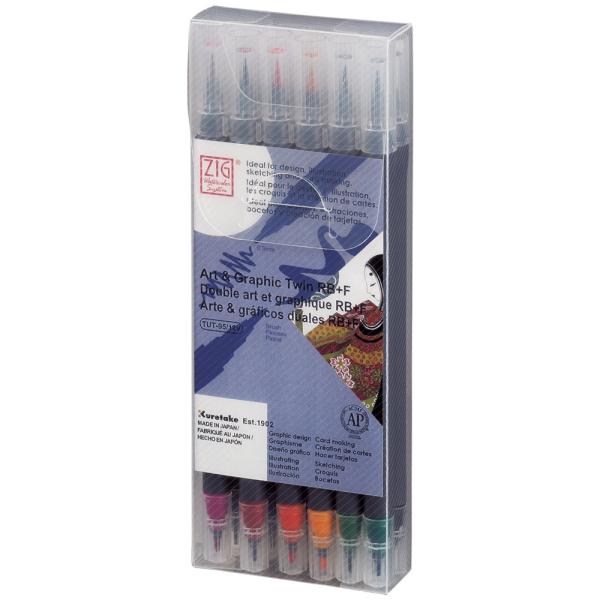 ツインマーカー 12色 ZIG Art &amp; Graphic Twin