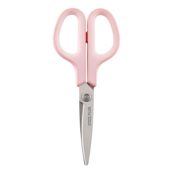 プラス PLUS はさみ フィットカットカーブ スタンダード 抗菌グリップ ピンク SC-175S-...