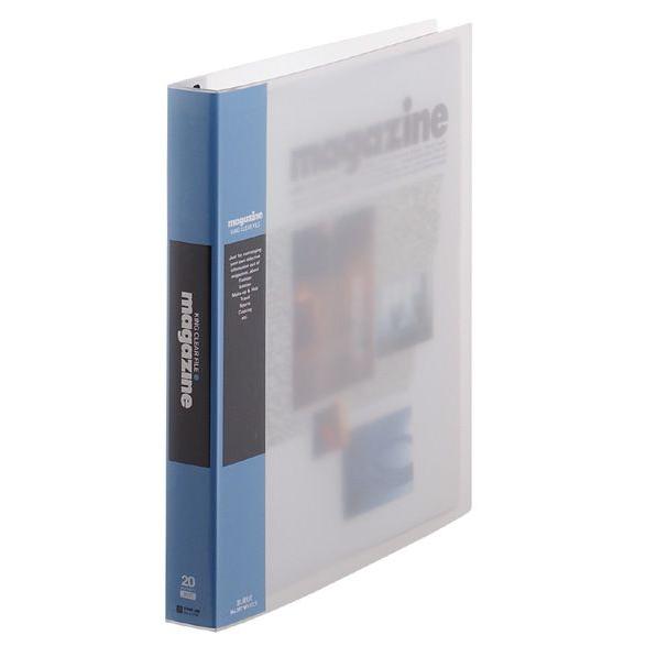 キングジム＜KING JIM＞ クリアーファイルマガジン差し替え式 A4S  197Wアオ