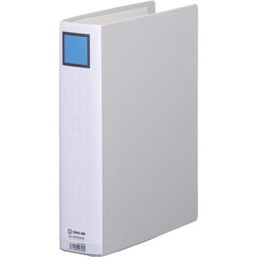 キングジム＜KINGJIM＞ キングファイルスーパードッチ＜脱・着＞イージー Ａ４Ｓ グレー 247...