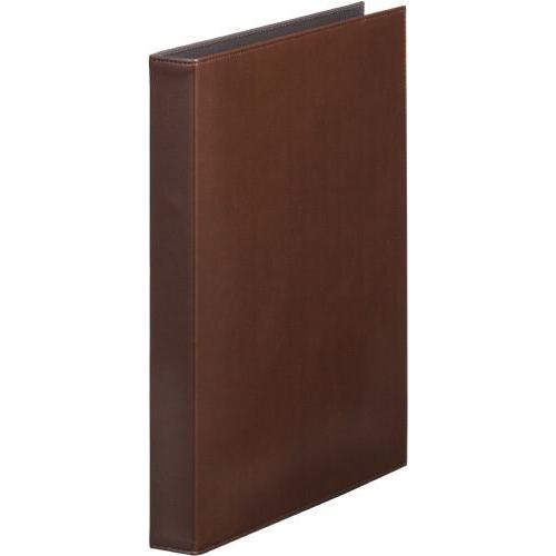【欠品中：1月中旬入荷予定】キングジム＜KING JIM＞ レザフェスリングファイル Ａ４Ｓ 茶 1...