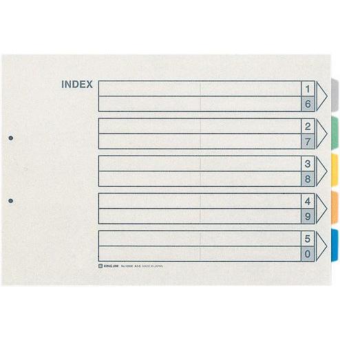 キングジム＜KING JIM＞ カラーインデックス 1000E