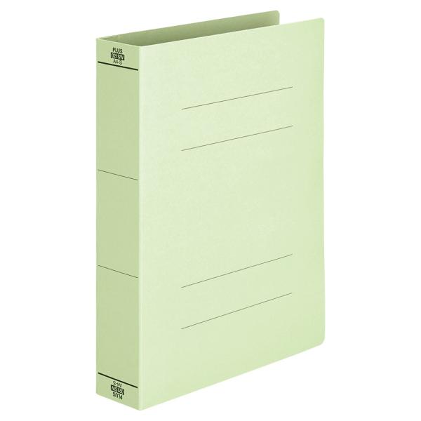 プラス(PLUS)フラットファイル 厚とじ A4-S 500枚とじ グリーン NO.021SW 87...