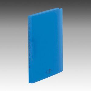 LIHIT LAB.＜リヒトラブ＞ AQUA DROPs＜アクア ドロップス＞ スーパーパンチレスファイル　A4サイズ・S型(タテ型)　青　F5030-8(F-5030-8)｜econvecoco