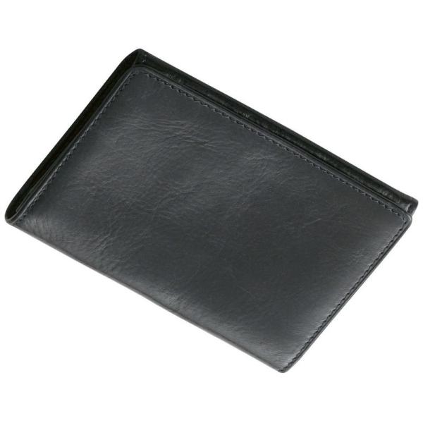 レイメイ藤井(Raymay)　ブルームズベリー　名刺入　ブラック　NN8005B　名刺約50枚収納