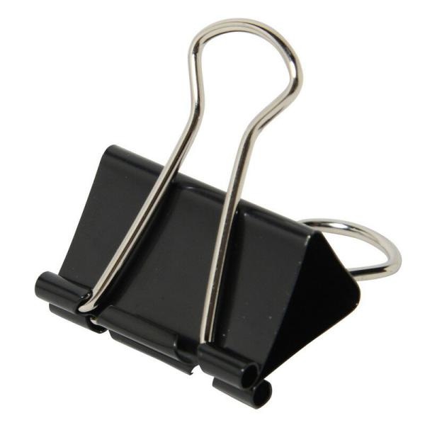 プラス(PLUS) クリップ ダブルクリップ 大 100個入 徳用 80枚とじ ブラック CP-10...