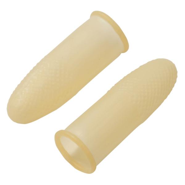 プラス(PLUS) 指サック S 10個入 アメ色 KM-301A　35-950