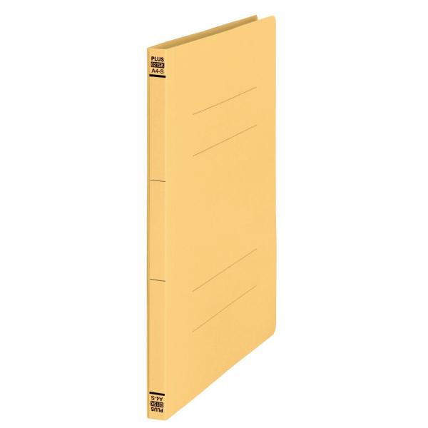 プラス(PLUS)間伐材 フラットファイル A4-S イエロー NO.021K　10冊パック　78-...