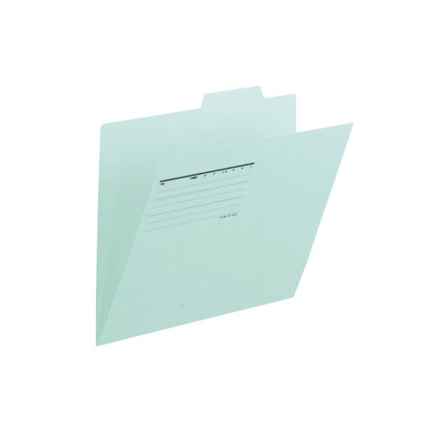 プラス(PLUS)間伐材 個別フォルダー A4-E ブルー FL-061KIF　10冊パック　86-...