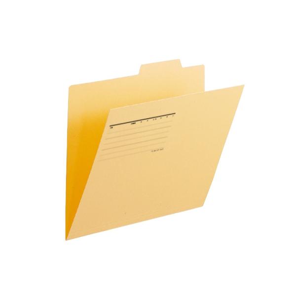 プラス(PLUS)間伐材 個別フォルダー A4-E イエロー FL-061KIF YL　10冊パック...