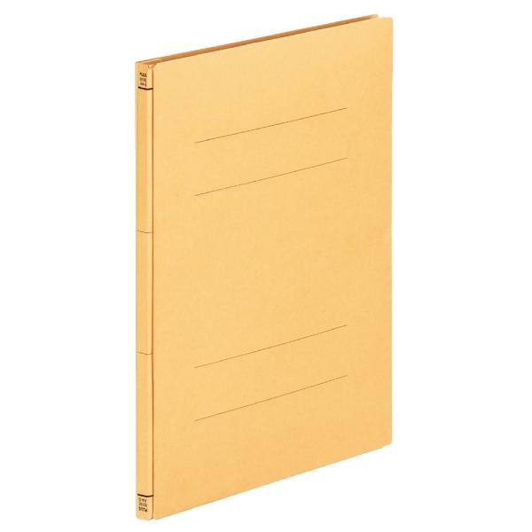 プラス(PLUS)背幅伸縮フラットファイル セノバス エコノミー 樹脂とじ具 A4-S イエロー F...