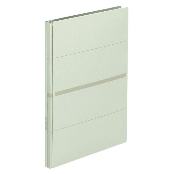 プラス(PLUS)背幅伸縮フラットファイル セノバス 替え表紙 つづり紐タイプ A4-S グレー F...