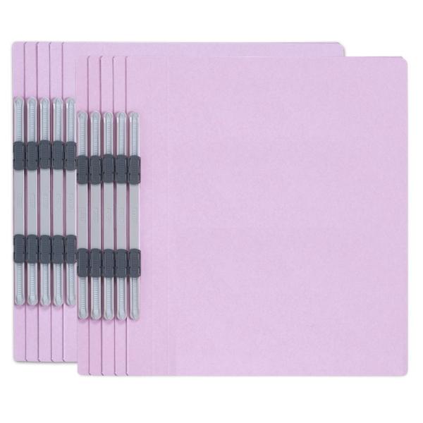 プラス(PLUS)エコノミー フラットファイル 10冊パック A4-S 150枚とじ バイオレット ...