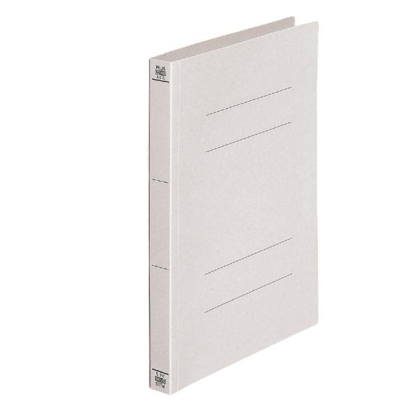 プラス(PLUS)フラットファイル 厚とじ A4-S 300枚とじ グレー NO.021NW 10冊...