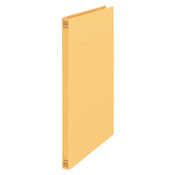 プラス(PLUS)フラットファイル ダブルとじ具 A4-S 180枚とじ イエロー NO.025D ...
