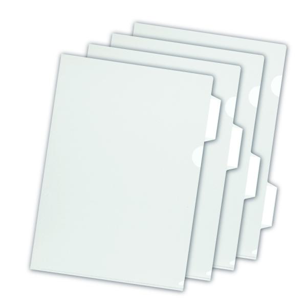 プラス(PLUS)インデックス付 クリアーホルダー 12枚パック A4 透明 FL-204HO　88...