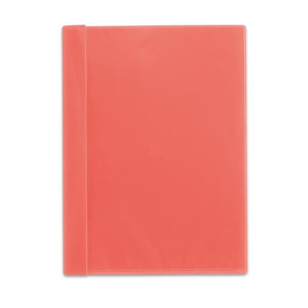 プラス(PLUS) クリアーファイル 通知表ファイル A4-S 10冊入 レッド FL-190GD　...