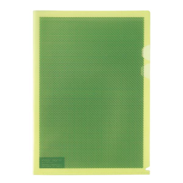 プラス(PLUS) カモフラージュホルダー ハード仕切り付 A4 グリーン FL-129CH 10冊...