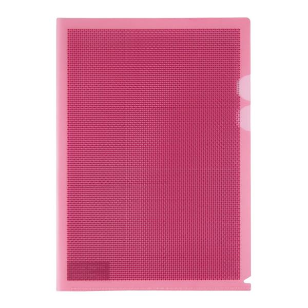 プラス(PLUS) カモフラージュホルダー ハード仕切り付 A4 ピンク FL-129CH 10冊パ...