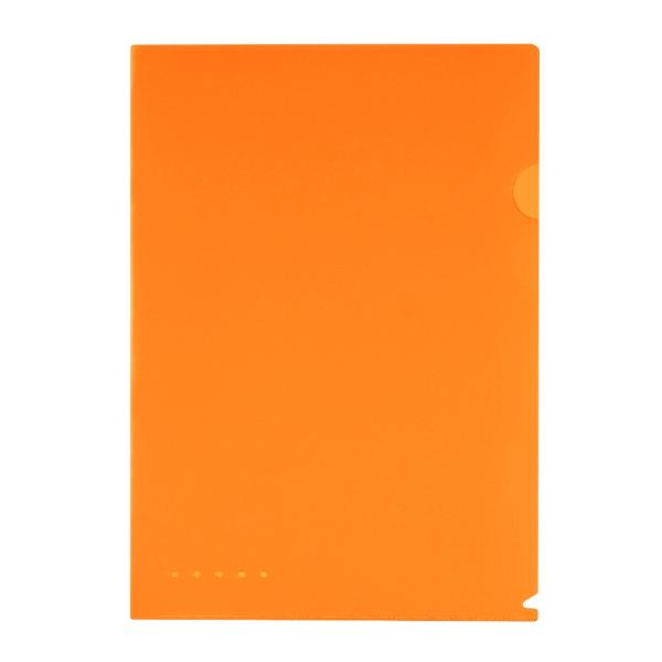 プラス(PLUS)ブラインドホルダー 不透明ホルダー A4 オレンジ FL-109CH 10冊パック...