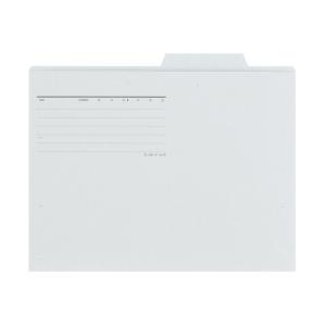 プラス(PLUS)個別フォルダー エコノミー A4-E 10枚入 グレー