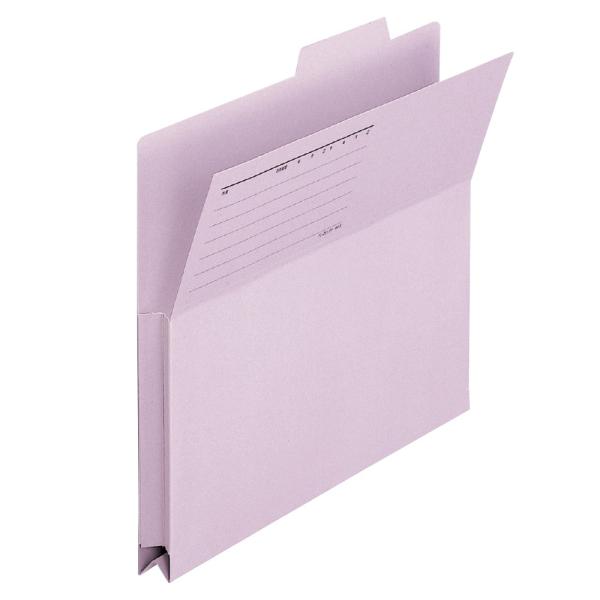 プラス(PLUS) 持ち出しフォルダー 古紙パルプ95％再生紙 A4-E バイオレット FL-061...