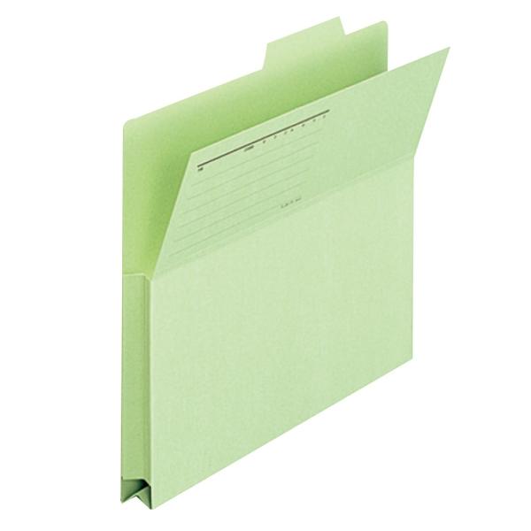 プラス(PLUS) 持ち出しフォルダー 古紙パルプ95％再生紙 A4-E グリーン FL-061PF...