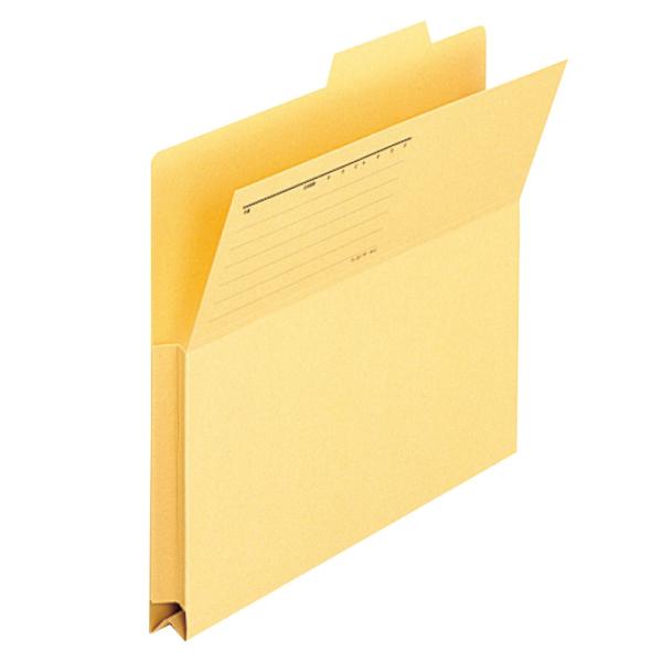 プラス(PLUS) 持ち出しフォルダー 古紙パルプ95％再生紙 A4-E イエロー FL-061PF...
