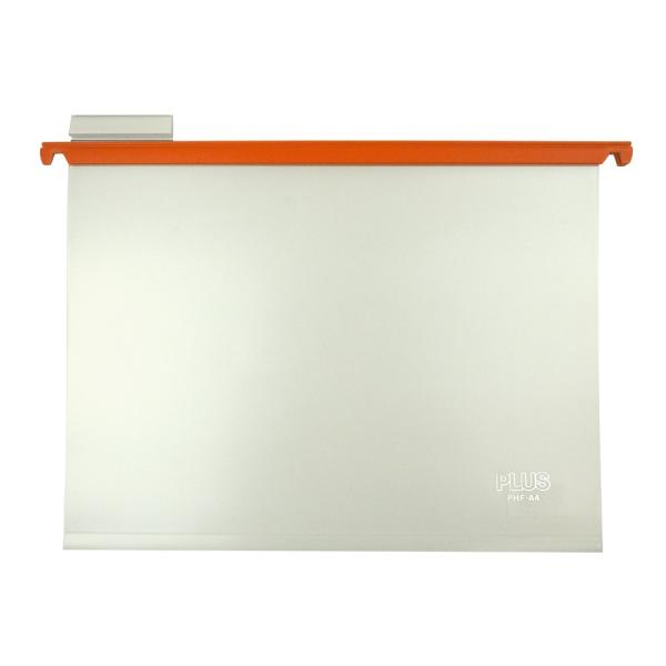 プラス(PLUS) ハンガーフォルダー PP製 A4 オレンジ PHF-A4 10セット　34-00...