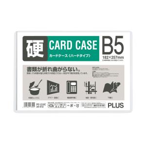 プラス(PLUS) カードケース パスケース ハードタイプ B5 白色フレーム PC-215C 34-472｜econvecoco
