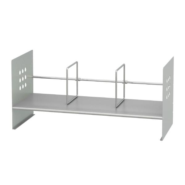 プラス(PLUS)ブックスタンド 本立 シルバー H型 BS-600H89-275