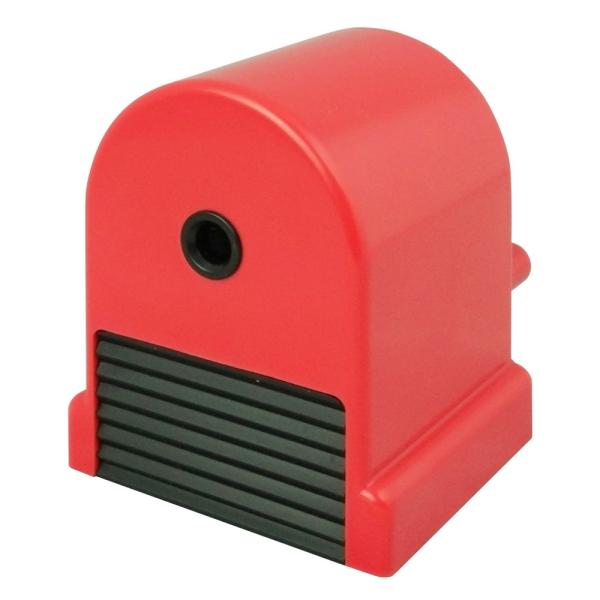 プラス(PLUS)鉛筆削 ウィッティ・パーティ ペンシルシャープナー 手動式 レッド WP-130N...