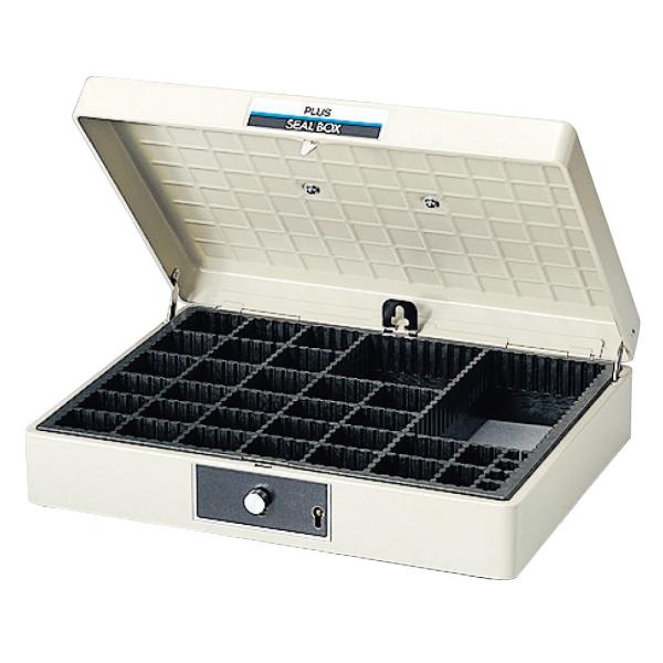プラス(PLUS)スチール印箱 シールボックス 特大 科目印収容数252 SB-00137-160