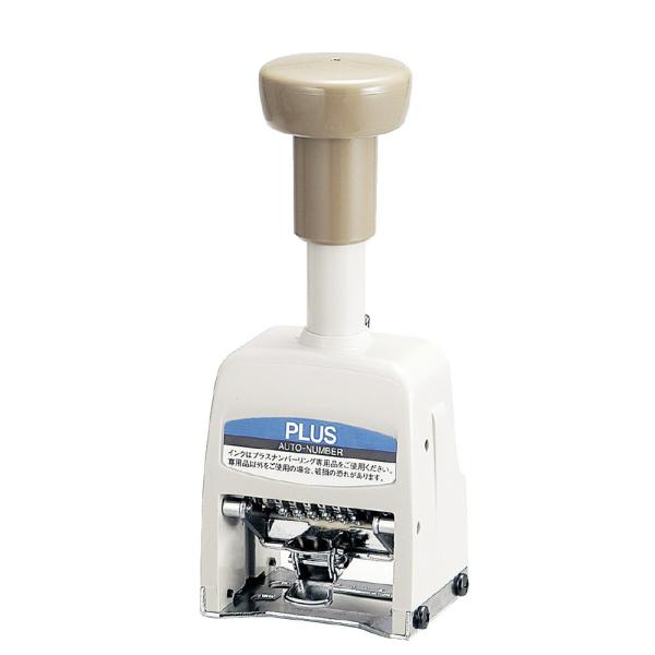 プラス(PLUS)ナンバーリング スタンプ 6桁 7様式 AD型 A字体 IJ-067AD　30-5...
