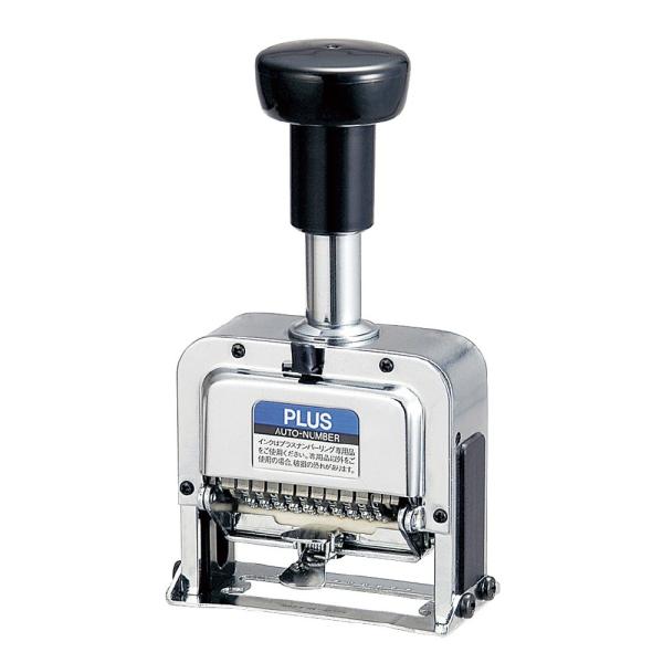 プラス(PLUS)ナンバーリング スタンプ 10桁 7様式 P型 A字体 IJ-107P30-651