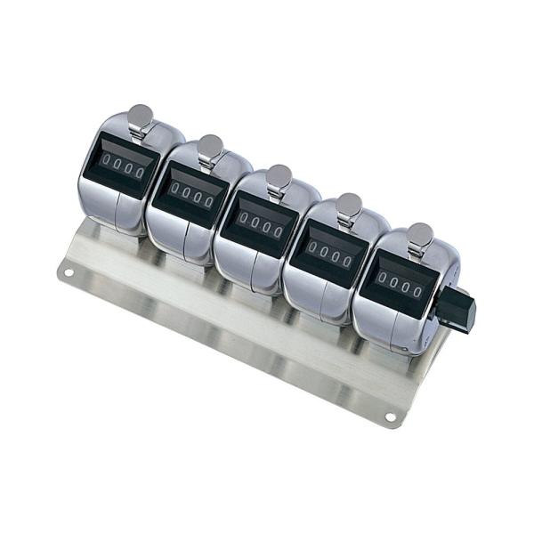 プラス(PLUS)数取器 カウンター 取付用 5連用(4桁) 質量420G KT-50030-929