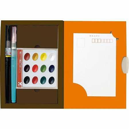 呉竹＜クレタケ＞ 筆ぺん絵てがみセット KG207-8