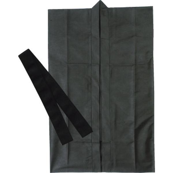 Artec(アーテック) ロングハッピ不織布 黒 S(ハチマキ付) #1173