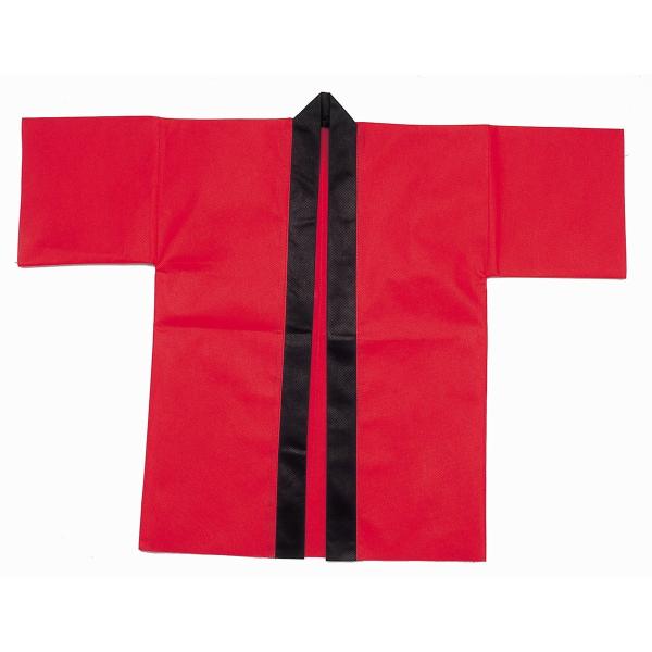 Artec(アーテック) カラー不織布ハッピ 子供用 S 赤 #1295