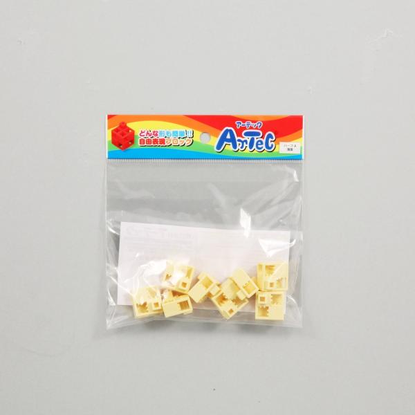 Artec(アーテック) アーテックブロック ハーフA 8P 薄黄 #77762