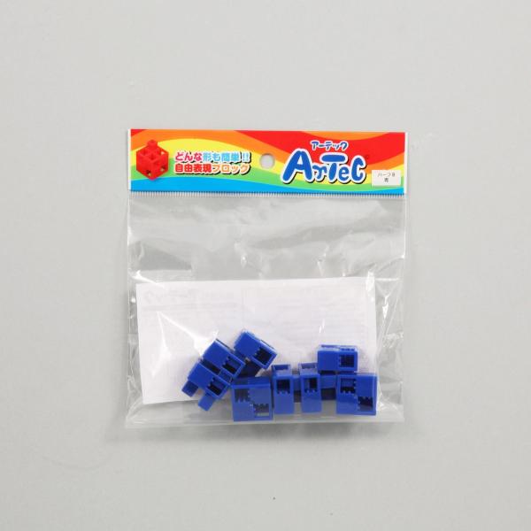 Artec(アーテック) アーテックブロック ハーフB 8P 青 #77778