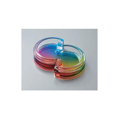 光＜hikari＞ 小物・Ｓ型トレイ　レインボー K-138RC