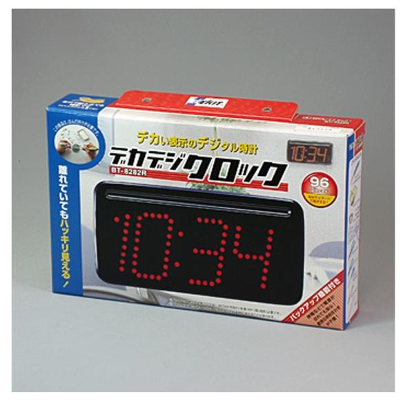 イーケイジャパン デカデジクロック BT-8282R