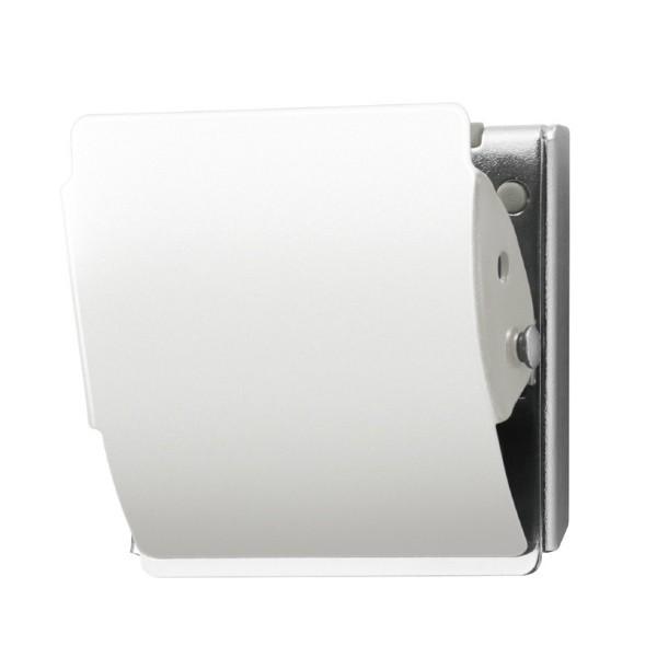 プラス(PLUS)　マグネットクリップ　ホールド．L　CP-047MCR-B　ホワイト　80-408