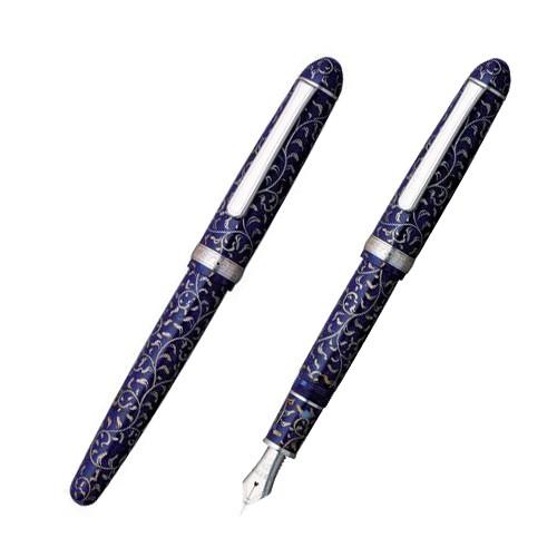 [欠品中:納期未定 入荷次第発送] プラチナ萬年筆 万年筆 ＃3776 センチュリー セルロイド唐草...