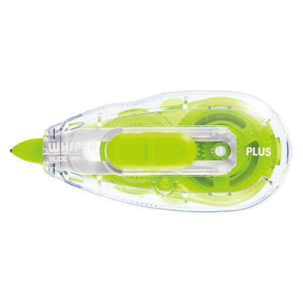 プラス(PLUS) 修正テープ ホワイパースライド 4mm ライムグリーン WH-114 49-55...
