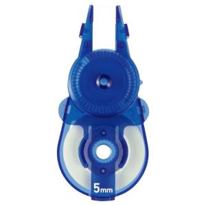 プラス(PLUS) 修正テープ ホワイパースライド 5mm ブルー 交換テープ WH-115R 49-558｜econvecoco