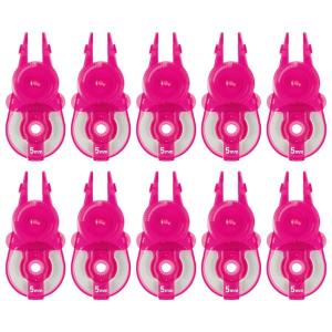 プラス(PLUS) 修正テープ ホワイパースライド 5mm ピンク　交換テープ　10個入 WH-115R-10P 49-561｜econvecoco
